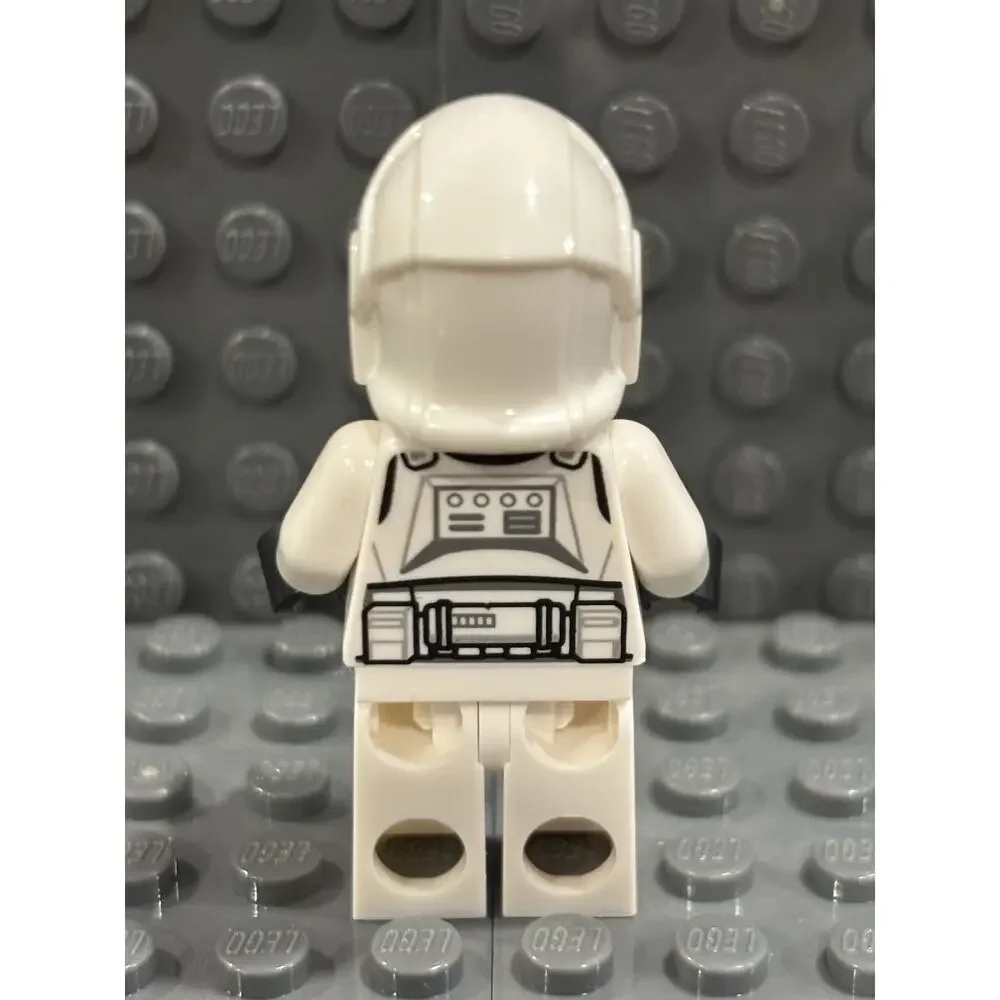 Lego Clone Trooper Pilot (Phase 1) Minifigure #sw1425 Yellow Marking Nougat Head